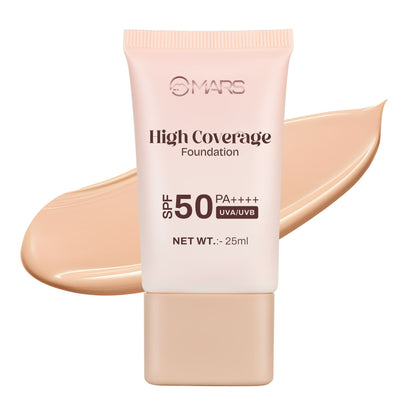 MARS SPF 50 PA++++ High Coverage Foundation - 03 Natural Beige