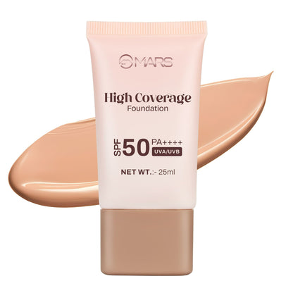 MARS SPF 50 PA++++ High Coverage Foundation - 06 Honey Tan