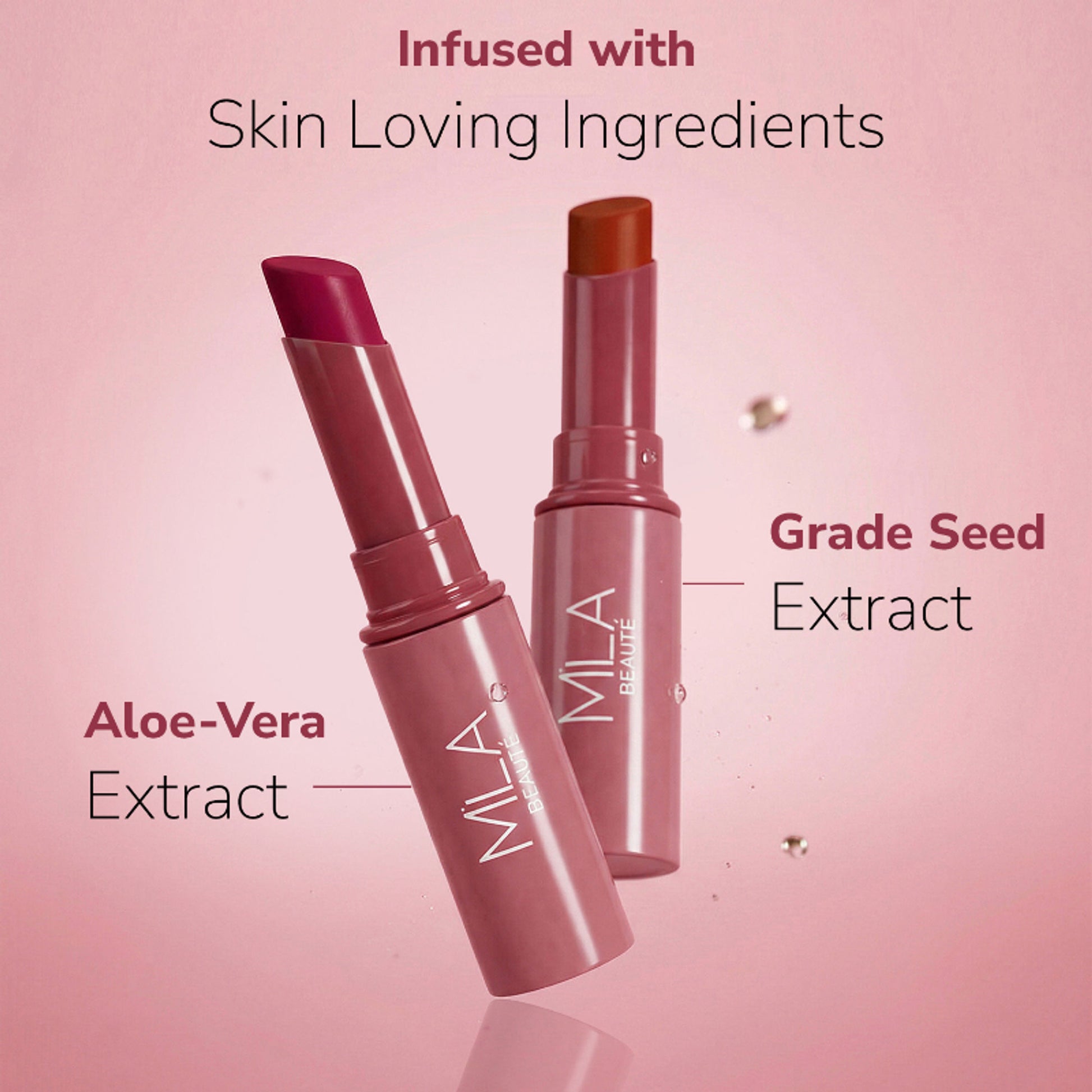 Mila Beauté Ultra Rich Transferproof Lipstick - 14 Fire Brick