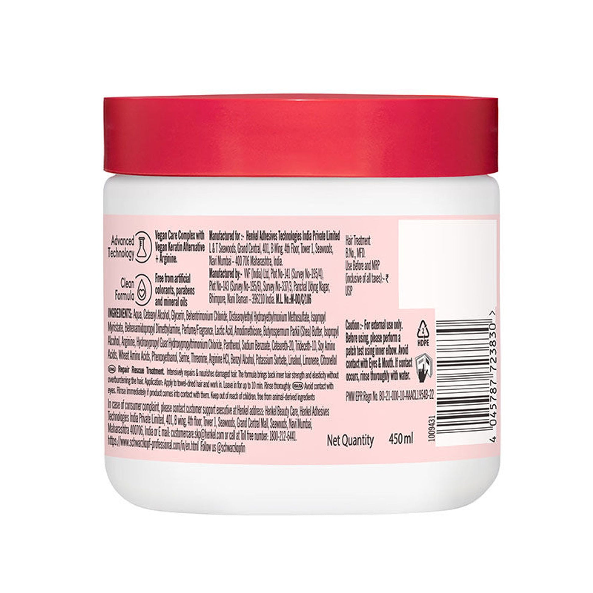 Schwarzkopf Professional Bonacure Repair Rescue Treatment