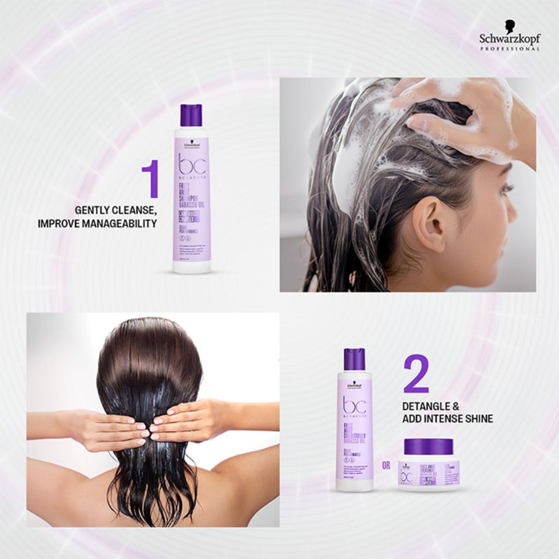 Schwarzkopf Professional Bonacure Frizz Away Treatment With Babassu Oil