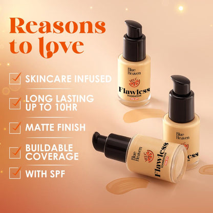 Blue Heaven Flawless Foundation - 02 Golden Natural