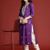 Dhiyona IE Women Floral Embroidered Thread Work Kurta