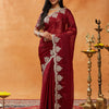 Dhiyona KS Women's Embellished Embroidered Sequinned  Saree