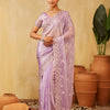 Dhiyona KS Women's Embellished Embroidered Pure Chiffon Saree