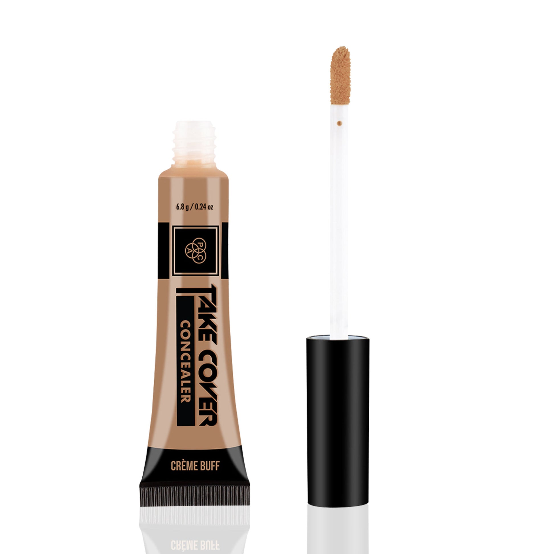 PAC Take Cover Concealer - Buildable Coverage, Creamy Texture, Blends Seamlessly - 04 Creme Buff