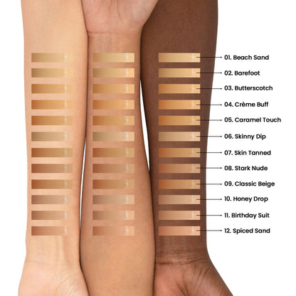 PAC Take Cover Concealer - Buildable Coverage, Creamy Texture, Blends Seamlessly - 12 Spiced Sand