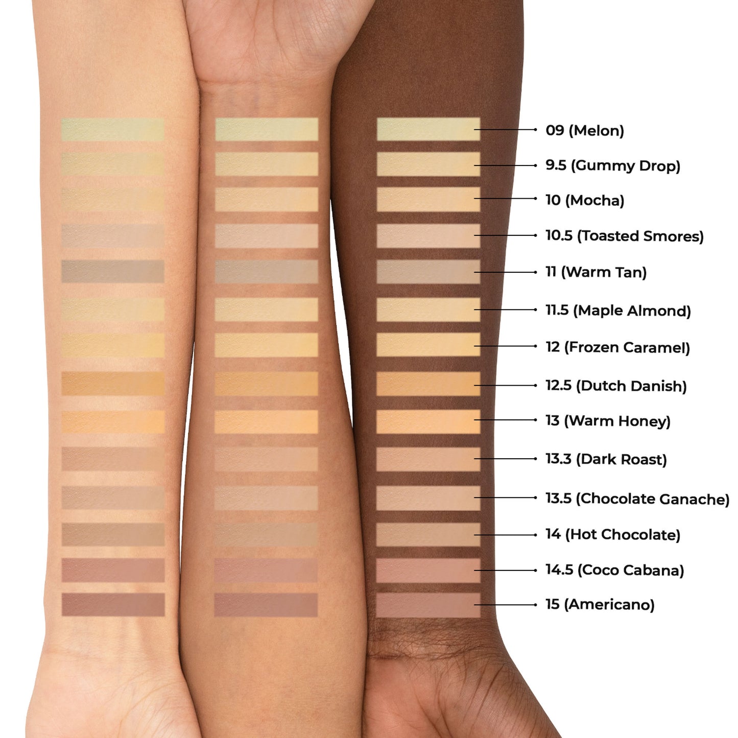 PAC Spotlight Liquid Concealer - 10.5 Toasted Smores