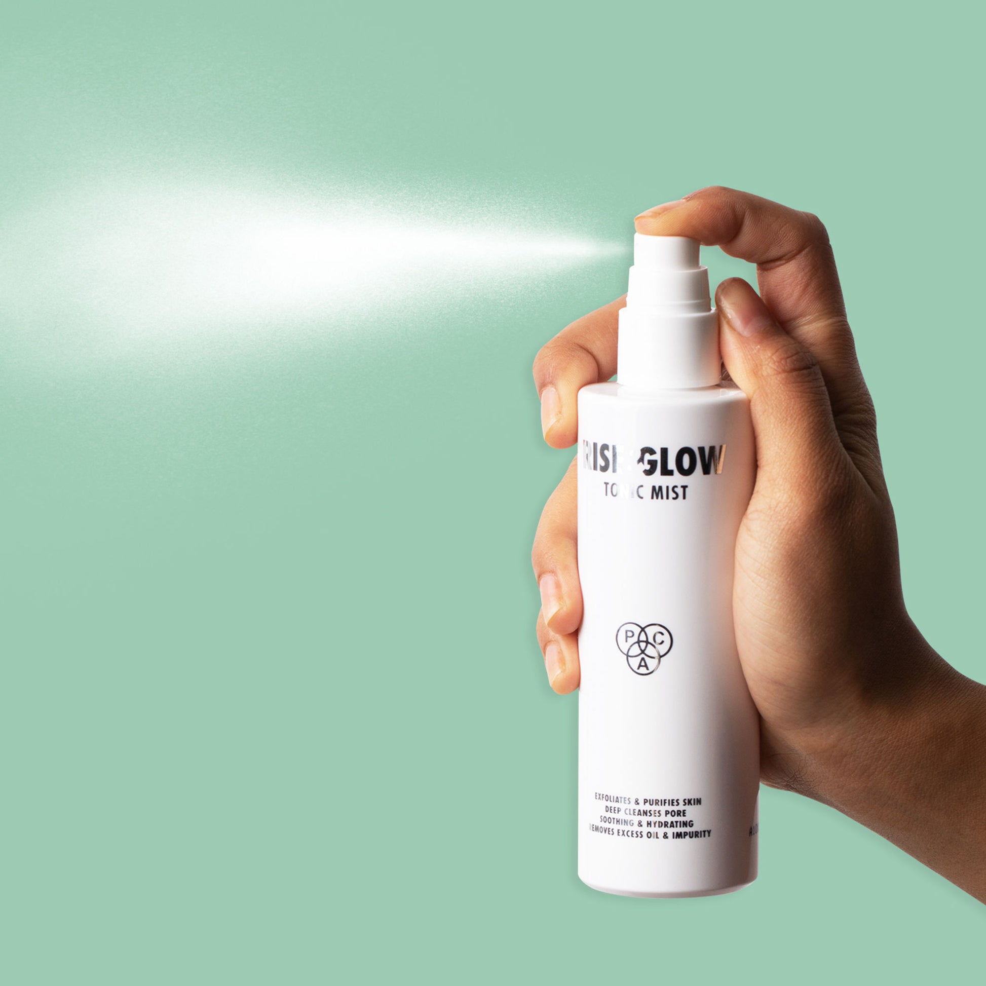 PAC Rise & Glow Tonic Mist - Moisturizes, Hydrates & Preps Skin for Smooth Makeup Application