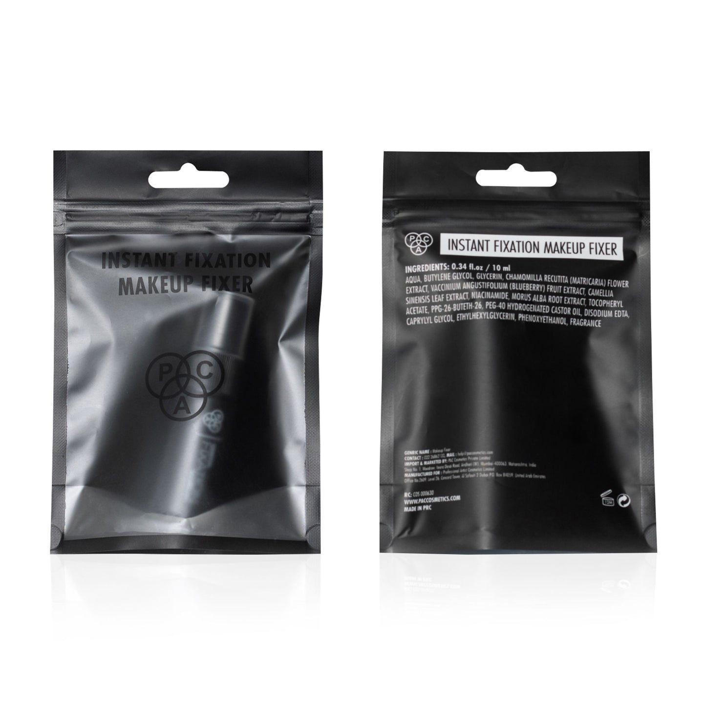 PAC Instant Fixation Prep & Prime Makeup Fixer - Hydrating Dewy Finish Setting Spray