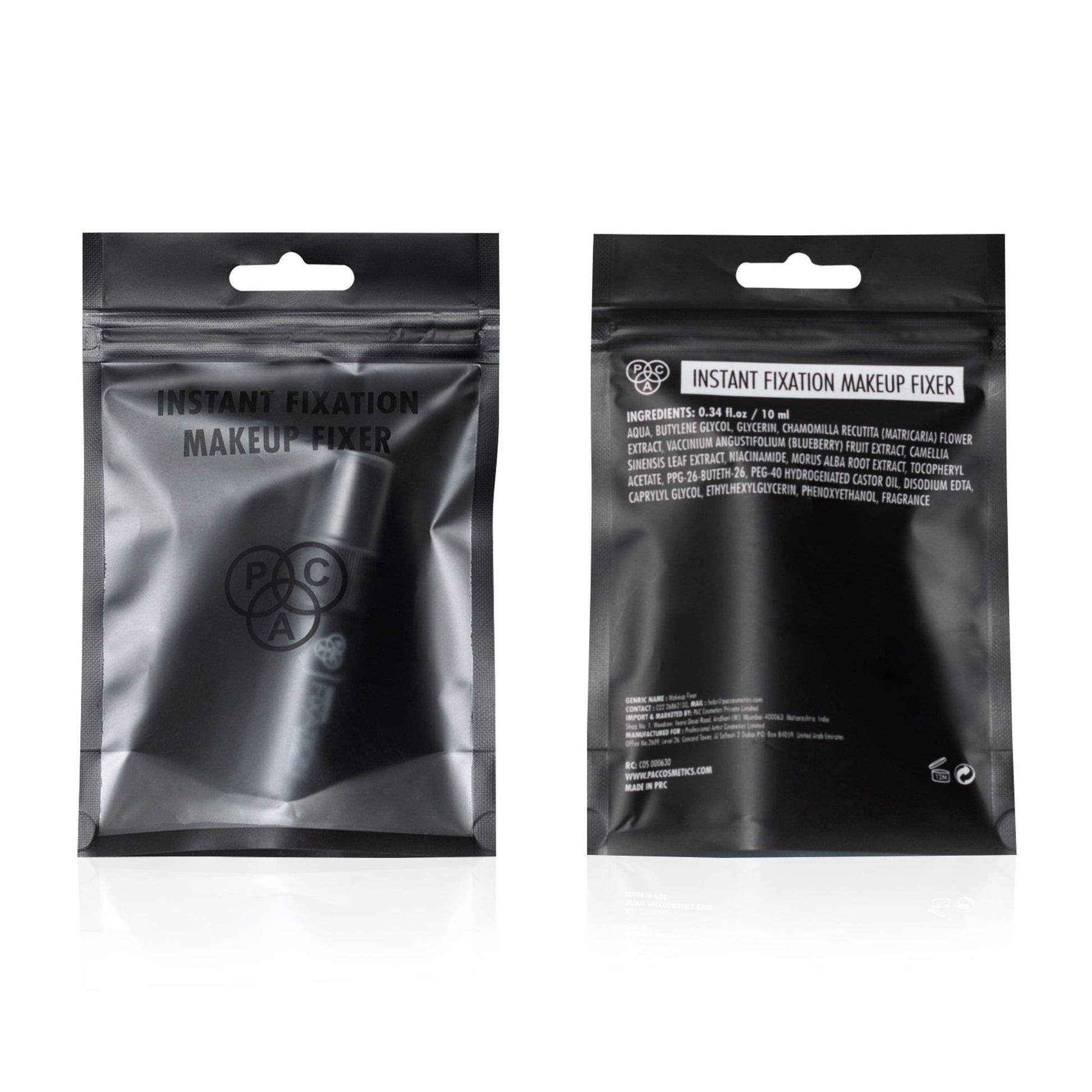 PAC Instant Fixation Prep & Prime Makeup Fixer - Hydrating Dewy Finish Setting Spray
