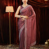 Dhiyona KS Women's Embellished Embroidered Silk Blend Saree