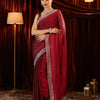 Dhiyona KS Women's Embellished Embroidered Designer Saree