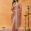 Dhiyona KS Women's Embellished Embroidered Saree