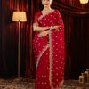 Dhiyona KS Women's Embellished Sequinned Saree