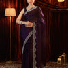 Dhiyona KS Women's Embellished Border Saree With Blouse Piece