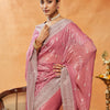 Dhiyona KS Women's Embellished Embroidered Pure Chiffon Saree