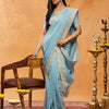 Dhiyona KS Women's Embellished Embroidered Pure Chiffon Saree