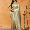 Dhiyona KS Women's Woven Design Zari Banarasi Saree