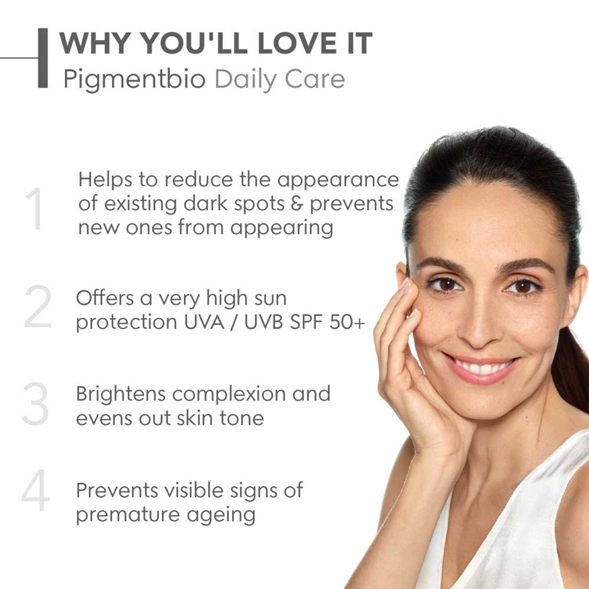 Bioderma SPF 50+ Brightening Sunscreen - Pigmentbio Daily Care