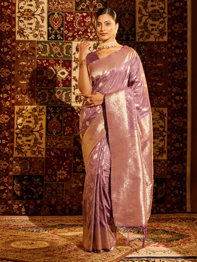 Indyancart KS Women's Woven Design Zari Art Silk Banarasi Saree