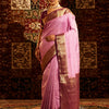 Dhiyona KS Women's Striped Zari Banarasi Saree