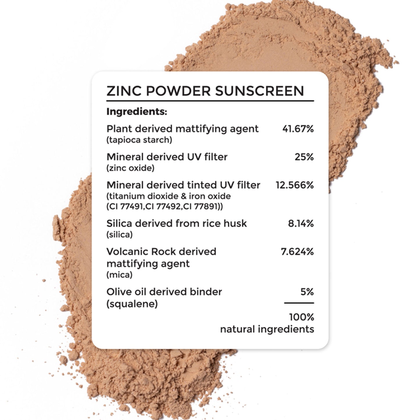 Brillare Zinc Powder Sunscreen SPF 50 - Beige 02