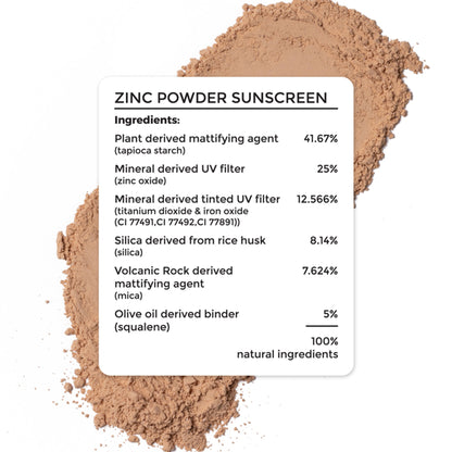 Brillare Zinc Powder Sunscreen SPF 50 - Beige 02