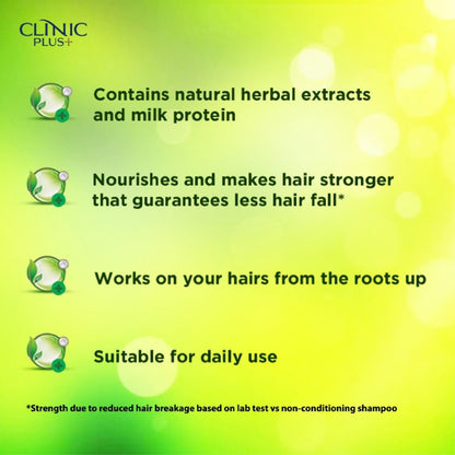 Clinic Plus Naturally Health Strong With Herbal Extracts Shampoo