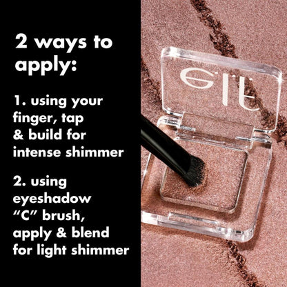 e.l.f. Cosmetics Fine as Fleck Glitter Eyeshadow - White Hot