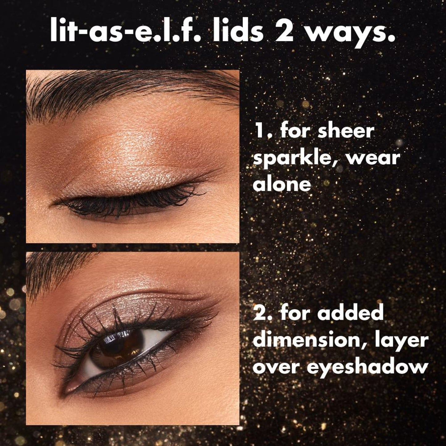 e.l.f. Cosmetics Fine as Fleck Glitter Eyeshadow - Pop Off Pink