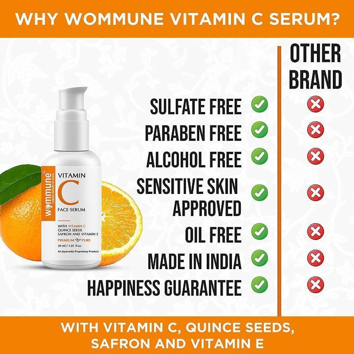 Wommune Vitamin C Face Serum