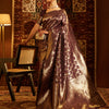Indyancart KS Women's Woven Design Zari Banarasi Saree