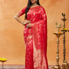 Dhiyona KS Women's Floral Woven Design Zari Banarasi Saree