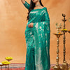 Dhiyona KS Women's Woven Design Zari Banarasi Saree