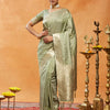 Dhiyona KS Women's Ethnic Motifs Woven Design Zari Art Silk Banarasi Saree