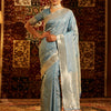 Dhiyona KS Women's Woven Design Ethnic Motifs Zari Banarasi Saree
