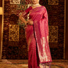 Dhiyona KS Women's Woven Design Zari Banarasi Saree