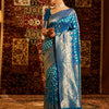 Dhiyona KS Women's Woven Design Zari Banarasi Saree