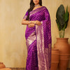 Dhiyona KS Women's Ethnic Motifs Woven Design Zari Banarasi Saree