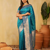 Dhiyona KS Women's Woven Design Ethnic Motifs Zari Banarasi Saree