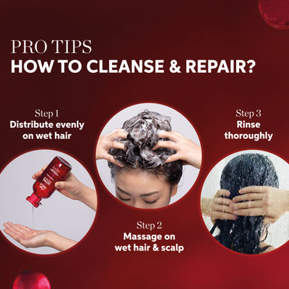 Wella Professionals Ultime Repair Shampoo Mini with AHA & Omega-9