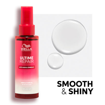 Wella Professionals Ultime Repair Hair Oil with AHA & Omega-9
