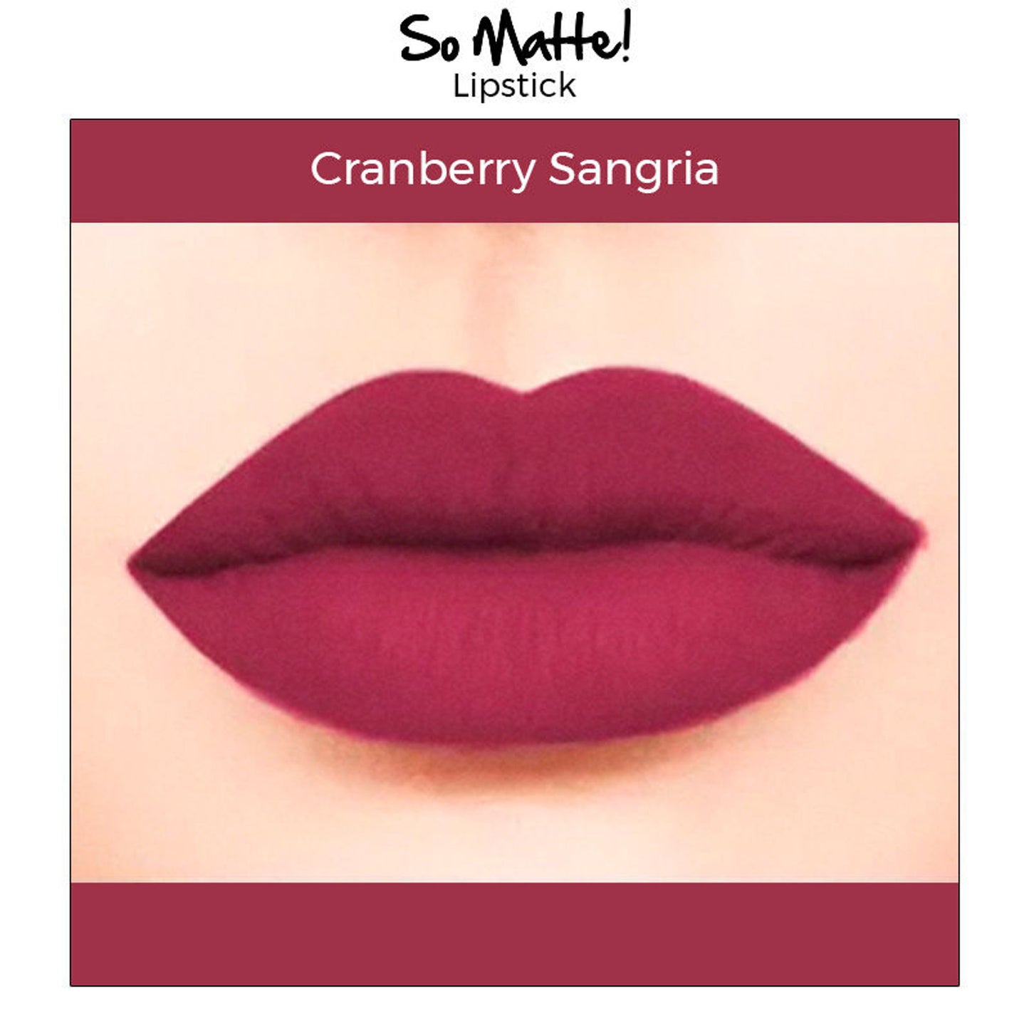 Nykaa Cosmetics So Matte Lipstick - Cranberry Sangria 17 M
