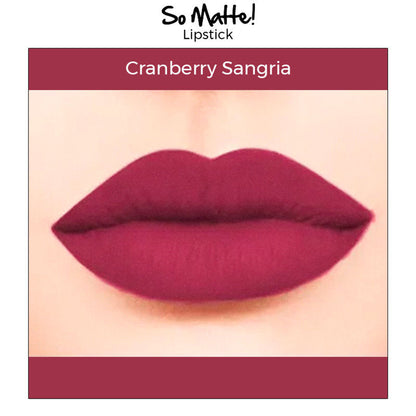 Nykaa Cosmetics So Matte Lipstick - Cranberry Sangria 17 M