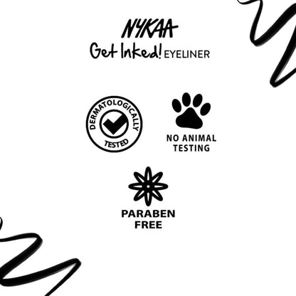 Nykaa Get Inked! Sketch Eyeliner Pen in Onyx 01 by Nykaa Cosmetics, featuring a sleek black eyeliner pen with precise tip.