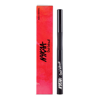 Nykaa Get Inked! Sketch Eyeliner Pen in Onyx 01, black liquid eyeliner with precise tip from Nykaa Cosmetics.