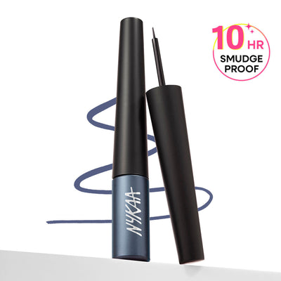 Nykaa Cosmetics GLAMOReyes Coloured Liquid Eyeliner - 01 Stormy Sky