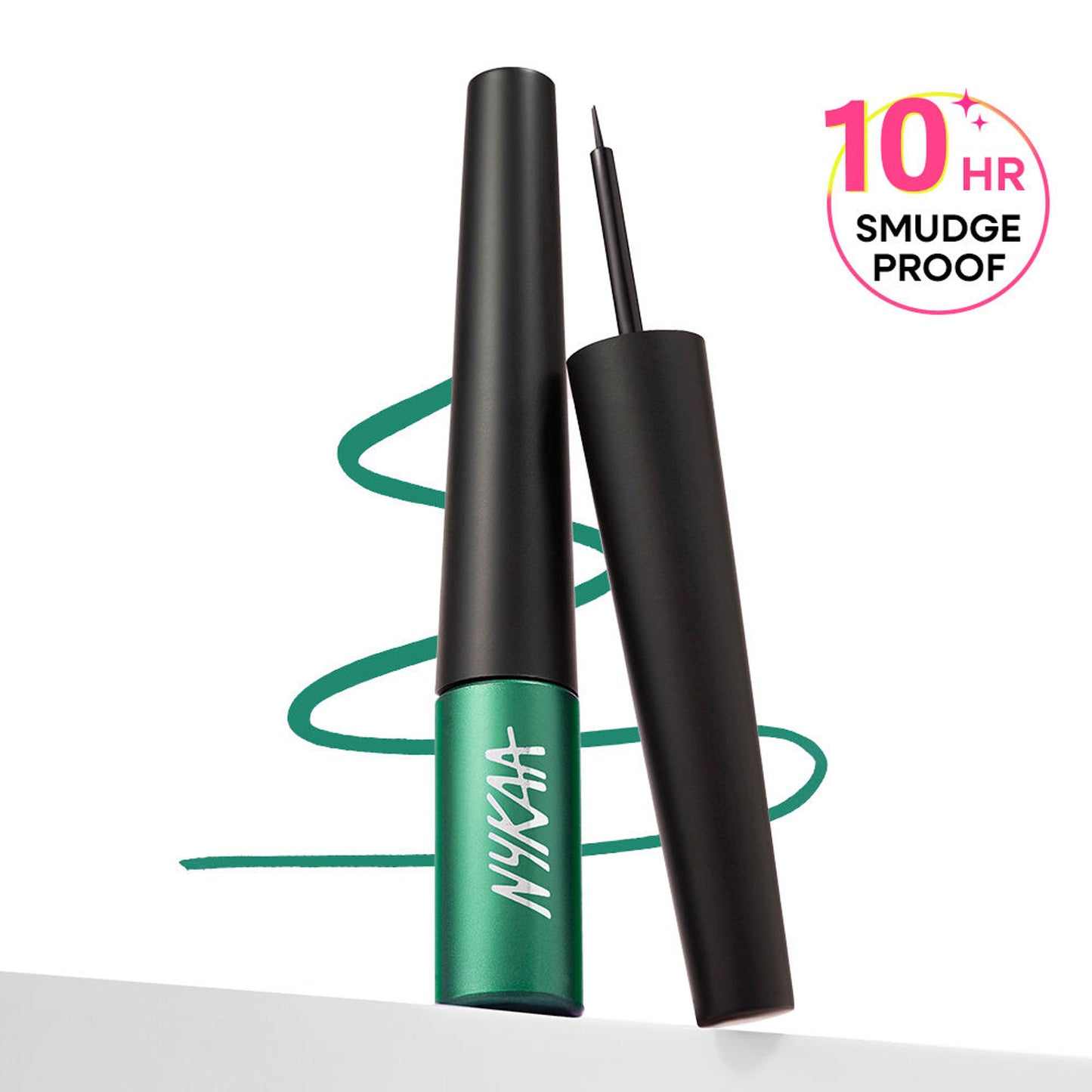 Nykaa Cosmetics GLAMOReyes Coloured Liquid Eyeliner - 03 Enchanting Forest