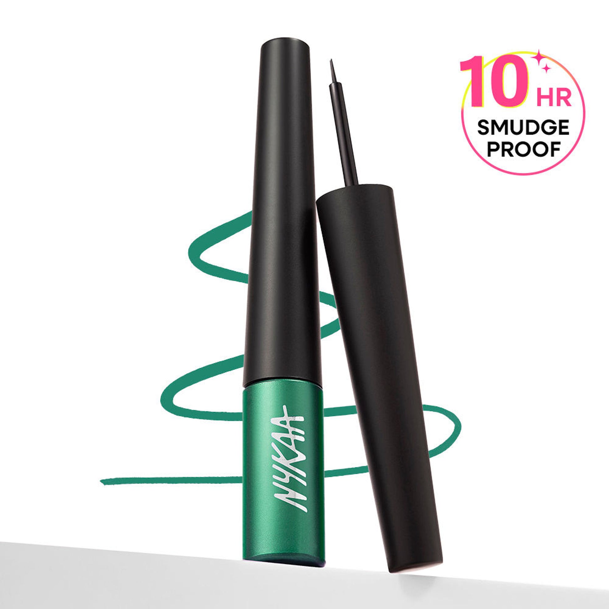 Nykaa Cosmetics GLAMOReyes Coloured Liquid Eyeliner - 03 Enchanting Forest